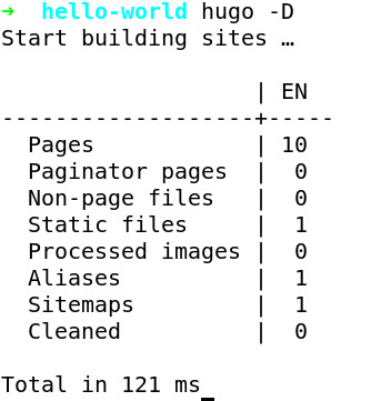 编译只要 121ms ，非常快！