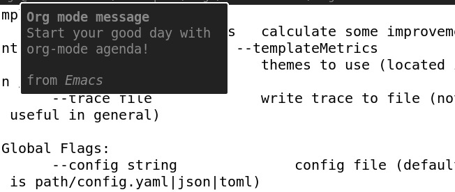 Test Notifications with Emacs