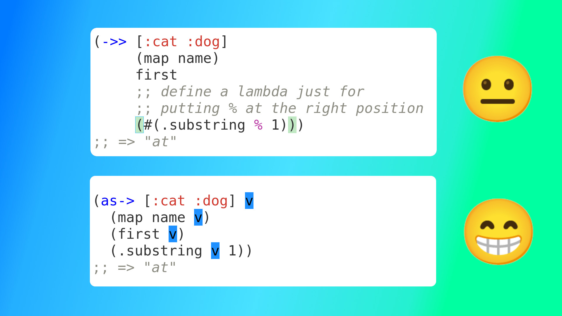 Lambda vs. thread-as
